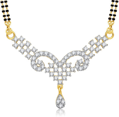 

Meenaz Traditional Pretty Exclusive Tanmaniya Cz Alloy Mangalsutra