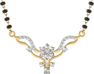 

Vachya Devotion 18kt Diamond Yellow Gold Mangalsutra Tanmaniya(Yellow Gold Plated)