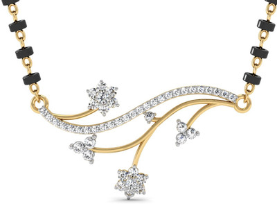 

Vachya Devotion 18kt Diamond Yellow Gold Mangalsutra Tanmaniya(Yellow Gold Plated)