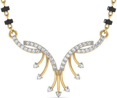 

Vachya Devotion 14kt Diamond Yellow Gold Mangalsutra Tanmaniya(Yellow Gold Plated)