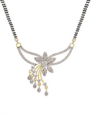 

Fashion Frill AD Flower Alloy Mangalsutra