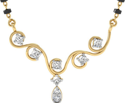 

Vachya Devotion 14kt Diamond Yellow Gold Mangalsutra Tanmaniya(Yellow Gold Plated)