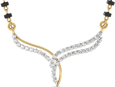 

Vachya Devotion 18kt Diamond Yellow Gold Mangalsutra Tanmaniya(Yellow Gold Plated)