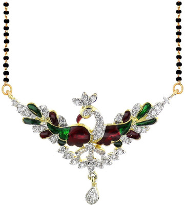 

You Bella Dancing Peacock Alloy Mangalsutra
