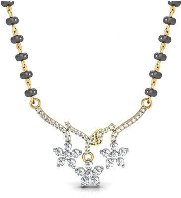 

Avsar Bhopal 18kt Diamond Yellow Gold Mangalsutra Tanmaniya
