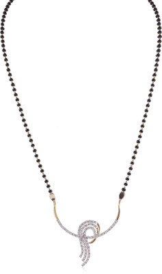 

Jisha Rhythm Of Love 14kt Diamond Yellow Gold Mangalsutra Tanmaniya
