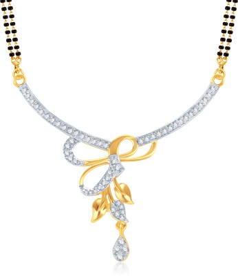 MEENAZ Virtuous Beauty Cz Alloy Mangalsutra