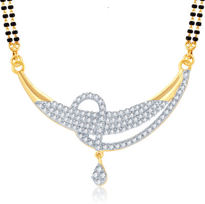 

Meenaz Glorius Cz Alloy Mangalsutra