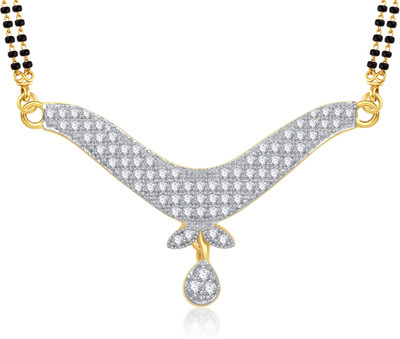 

Meenaz Exclusive Floral Cz Alloy Mangalsutra