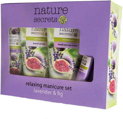 

Oriflame Sweden Nature Secrets Relaxing Manicure Set Lavender & Fig(400 ml, Set of 4)