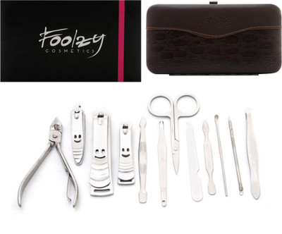 

Foolzy 13 in 1 Manicure Pedicure Compact Set Kit(250 g, Set of 12)