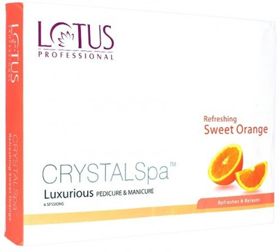 

Lotus Professional CrystalSpa Luxurious Pedicure And Manicure-Refreshing Sweet Orange.(495 g, Set of 5)