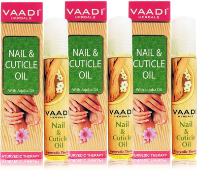 

Vaadi Herbals Nail & Cuticle Oil with Jojoba Oil - Pack of 3(Set of 3)