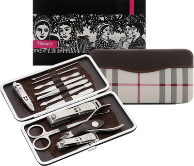

Foolzy 13 in 1 Nail Clipper Pedicure Scissor Tweezer Set(250 g, Set of 13)