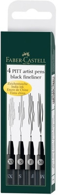 

Faber-Castell 167115(Set of 4, Black)