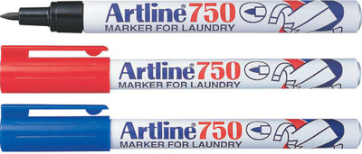 

Artline EK750 Laundry(Set of 3, Black, Blue, Red)