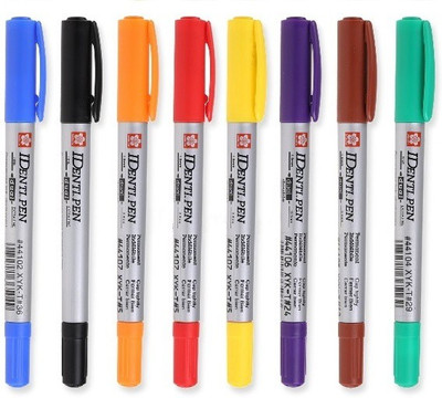 

Sakura XYKT 8(Set of 8, Black, red, blue, yellow, green, brown, purple, orange)