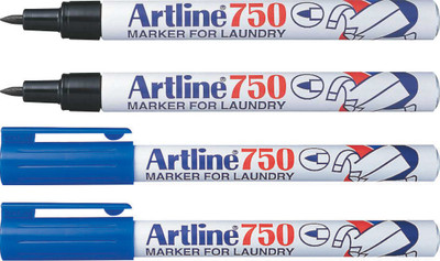 

Artline EK750 Laundry(Set of 4, Black, Blue)