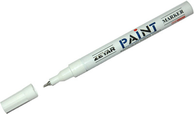 

Zeyar Bullet Tip Paint Marker, Write on Any Surface(Set of 1, White)