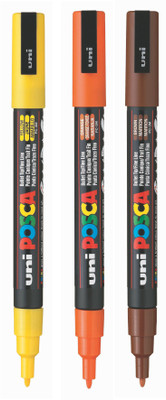

Posca 3M Combo BYO(Set of 3, Brown, Yellow, Orange)