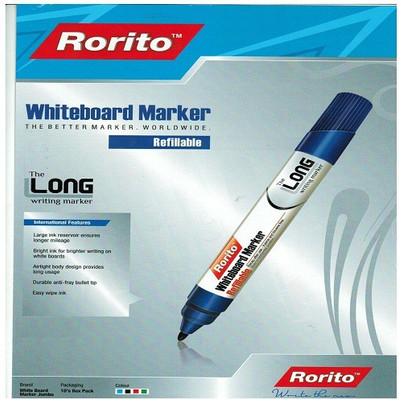 

RORITO WB JUMBO(Set of 40, BUE,BLACK, RED ,GREEN)