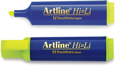Artline 3 Line Tip Xylene Free highlighter(Set of 10, Yellow) available at flipkart for Rs.180