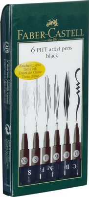 

Faber-Castell 167116(Set of 6, Black)