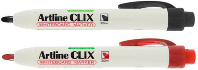 

Artline EK573A Clix White Board(Set of 2, Black, Red)
