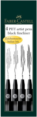 

Faber Castell 167115(Set of 4, Black)