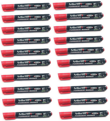 

Artline EK 107R - Red(Set of 20, Red)