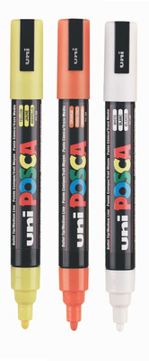 

Posca POSCA PC-5M Combo YOW(Set of 3, Yellow, Orange, White)