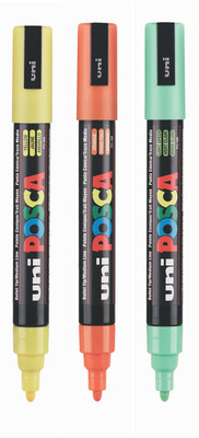

Posca POSCA PC-5M Combo YOG(Set of 3, Yellow, Orange, Green)