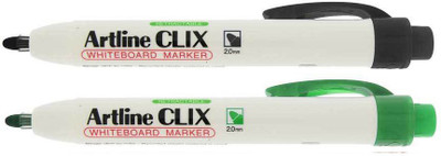 

Artline EK573A Clix White Board(Set of 2, Black, Green)