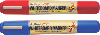 Artline EK525T Twin White Board(Set of 2, Blue, Red)