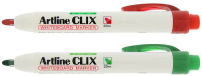 

Artline EK573A Clix White Board(Set of 2, Red, Green)