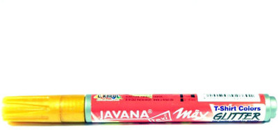 

C Kreul Textile Glitter Marker(Set of 1, Gold)