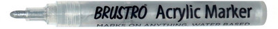 

Brustro Brustro Acrylic Paint Marker Silver(Set of 1, Siver)