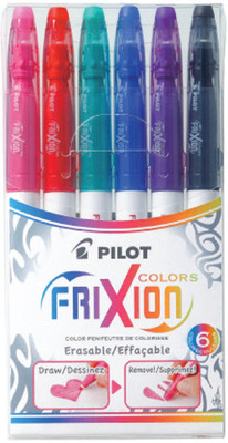 Pilot Frixion Color Markers (Pack of 6) Pilot Frixion Color Markers (Pack of 6)