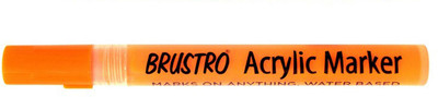 

Brustro Brustro Acrylic Paint Marker Orange(Set of 1, Orange)