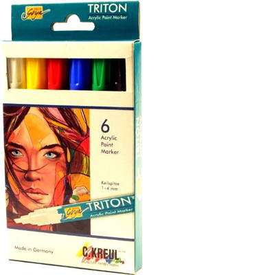 

C Kreul Triton Paint Marker-SOGapmSET2(Set of 6, Multicolor)