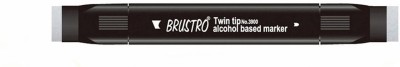 BRuSTRO Brustro Marker Cool Grey II 3(Set of 1, Grey)