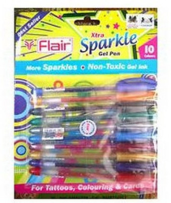 

Flair sprklf(Set of 10, multi colour)