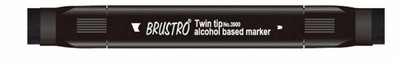 BRuSTRO Brustro Marker Black(Set of 1, Black)