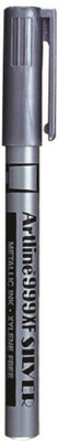 

Artline 0.7mm Metal Tip Metallic Ink EK-999XF(Set of 2, Silver)