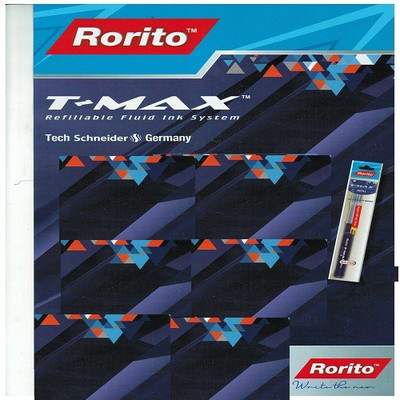 

Rorito T - MAX Pack of 20 Pcs 10 ml Marker Refill(Blue)