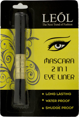 

Leol 2 in 1 - Macara & Eyeliner 8 ml(Black)