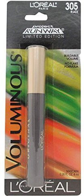 

L'Oreal Paris Project Runway Voluminous Mascara Buildable Volume No Flake Formula Black 71249239384 8.4 ml(Black)