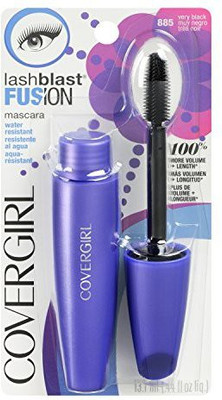 

Cover Girl Lashblast Fusion Water Resistant Mascara Very Black 885, 0.44-Ounce 13.2 ml(Peppey)