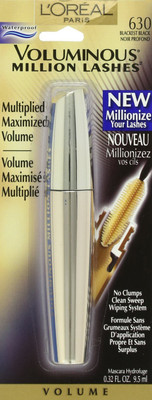 

L'Oreal Paris Voluminous Million Lashes Waterproof Mascara 9.5 ml(Blackest Black)
