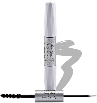 

GlamGals 2 in 1-Black Mascara + Silver Liner 10 ml(Black)